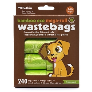 Bamboo Eco Mega-Roll WasteBags (240 bags)