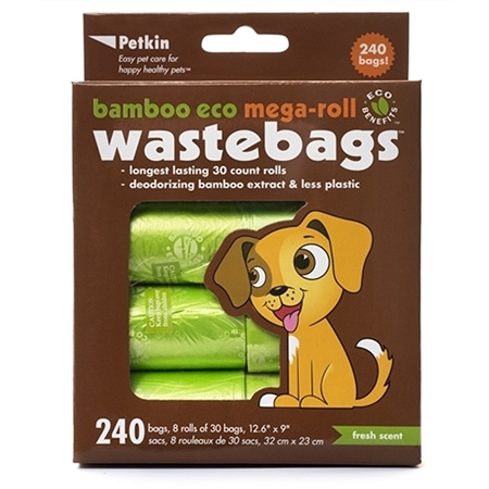 Bamboo Eco Mega-Roll WasteBags (240 bags)