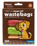 Rainbow Mega-Roll WasteBags (240 bags)
