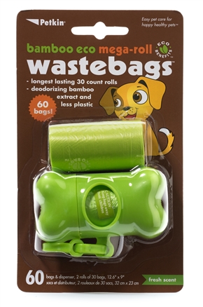 Bamboo Eco Mega-Roll WasteBags (60 bags)