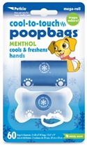 Cool-to-touch Poopbags - Minty Scent (60ct)