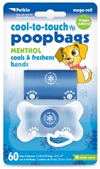 Cool-to-touch Poopbags - Minty Scent (60ct)