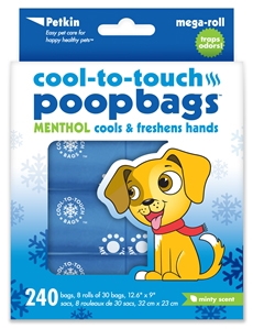 Cool-to-touch Poopbags - Minty Scent (240ct)