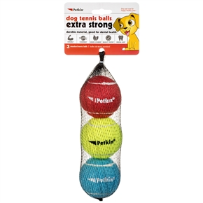 Dog Tennis Balls Extra Strong- Standard (Rainbow)