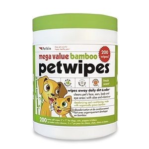 Mega Value Bamboo PetWipes