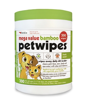 Mega Value Bamboo PetWipes