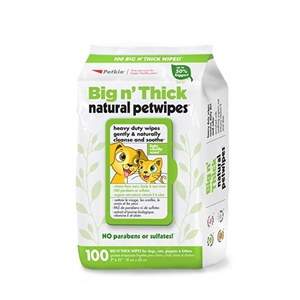 Big n' Thick Natural Pet Wipes (100ct)