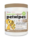 Mega Value Oatmeal Pet Wipes (200ct)
