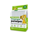 Bamboo Natural 10 Travel Pack Petwipes (100ct)