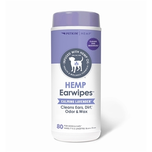 Hemp Earwipes Calming Lavender (80 sheets)