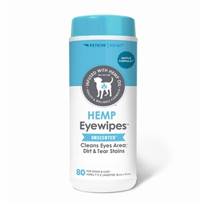 Hemp Eyewipes Unscented (80 sheets)
