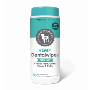 Hemp Dentalwipes Fresh Mint (80 Sheets)