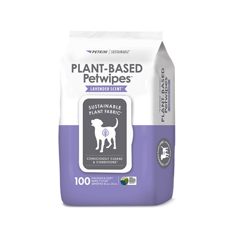 PLANT-BASED Petwipes Lavender Scent (100 ct)
