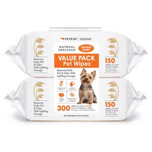 300 Count Value Pack Pet Wipes (2 x 150 Packs)