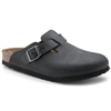 Birkenstock Boston  Black Oiled Leather