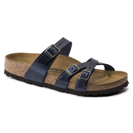 Birkenstock Franca  Blue Oiled Leather