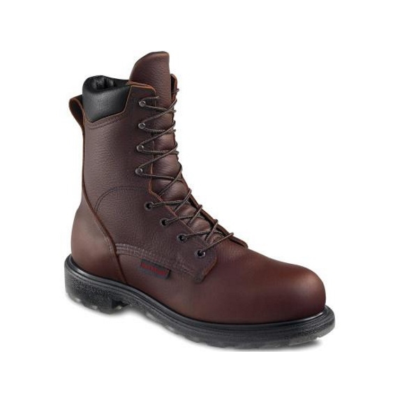 Discount red sale wing work boots