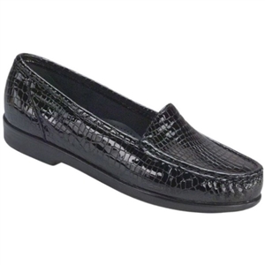 Women's SAS Simplify Black Croc