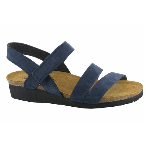 Naot Kayla Navy Velvet Nubuck