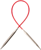 ChiaoGoo Red Lace Fixed Circulars 16"