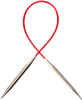 ChiaoGoo Red Lace Fixed Circulars 24", 32", 40"