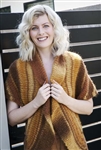 6901G - Gigante Ruffle Edge Half Round Shoulder Shawl