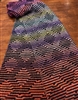 Jacob's Diamonds Crochet Scarf