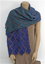 Prism Entrelac Wrap in Symphony