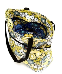 Splash Fabric Zippy Tote Bags