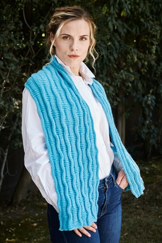 6701C Cardiff Classic Vertical Wave Scarf/Wrap