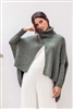 AM Cashmere Fine Ribbed Drape Pullover