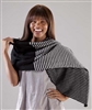 Cardiff Cashmere Classic Striped Angular Wrap