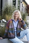 6900A - Vibe Twisted Stripe Classic Cardigan