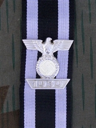 1939 Bar With WWI Iron Cross 2nd Class Ribbon