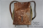 Original German WWII Tornister Backpack Modified With Shoulder Straps Dated 1940