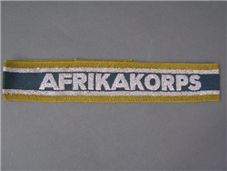 Original German WWII Afrika Korps Cufftitle