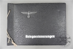 Original German WWII Heer Pioneer Unit Kriegserinnerungen Photo Album
