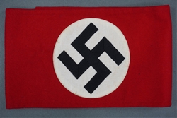Original Third Reich Allgemeine SS Member's Armband With Tags