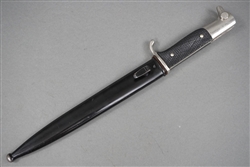 Original German WWII Short Model Dress Bayonet Etched Blade By Anton Wingen Jr