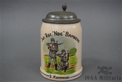 Original Reichsheer Or Early Third Reich Inf. Rgt. NBG Bamberg 2. Kompanie Beer Stein