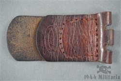 *Original German WWII Belt Buckle Leather Tab Fredrich Keller Dated 1938
