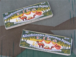 Original WWII German Efka Cigarette Rolling Papers (Set of 2) #1