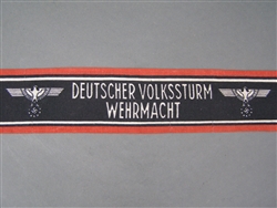 Original German WWII Volkssturm Armband