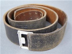 Original German WWII EM/NCO Police/DRK (Deutsche Rote Kreuz) Leather Belt Dated 1939