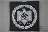 Original Third Reich DRL Silver Sports Patch Dated 1944