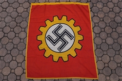 Original Third Reich  Deutsche Arbeitsfront (DAF) Banner For Exemplary Factory Production