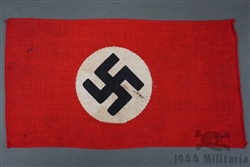 Original Third Reich NSDAP Double Sided Small Flag