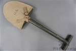 Original US WWII M1910 WWII T-Handle Shovel Dated With Carrier Both Dated 1942