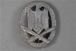 Original German WWII General Assault Badge Unmarked By Rudolf A Karneth