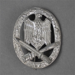 Original German WWII General Assault Badge Unmarked By Rudolf A Karneth